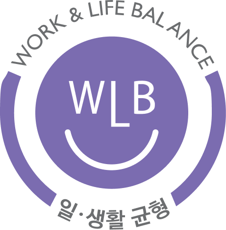 WLB 로고 보라